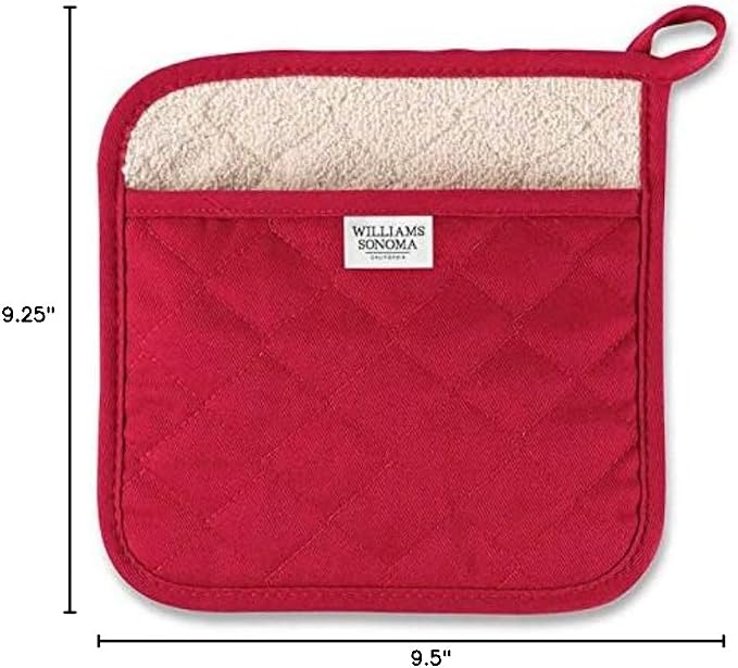 Williams-Sonoma Kitchen Potholder, Claret Red - Image 2