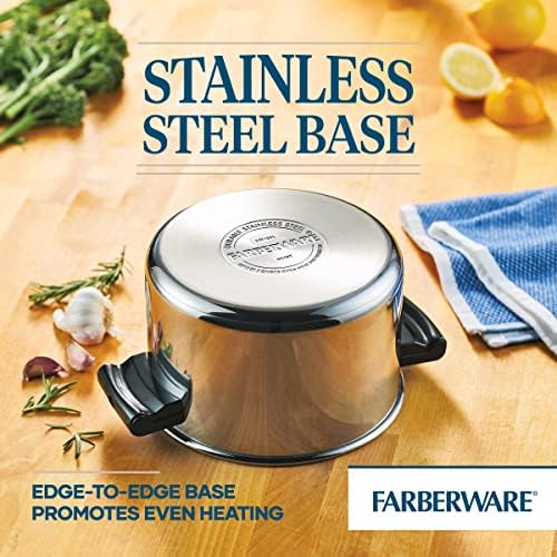 Farberware Classic Series Stack 'n' Steam Sauce Pot and Steamer, 3-Quart