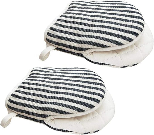 1 Pair Mini Oven Mitts, High Heat Resistant Oven Gloves, Kitchen Short Oven Mit by CoekMoed