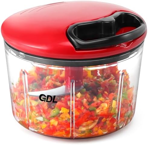 GDL Food Chopper, Vegetable Chopper, Pull String Onion Chopper Dicer