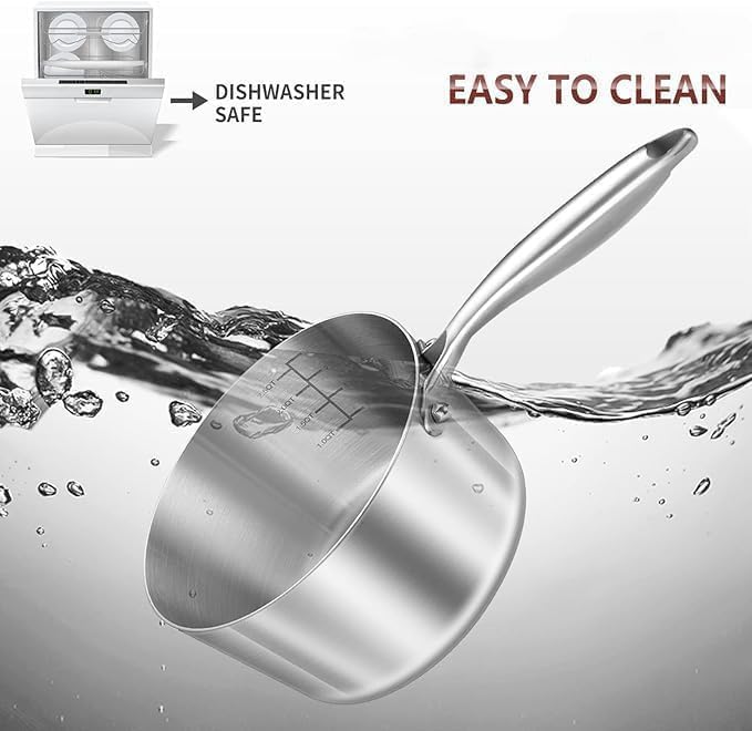 LOLYKITCH Tri-Ply Stainless Steel Saucepan Set - Image 4