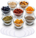 Libbey Small Glass Bowls with Lids, Set of 8