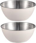 Stainless Steel Salad Bowls Set of 2 Mixing Bowl by AIYoo
