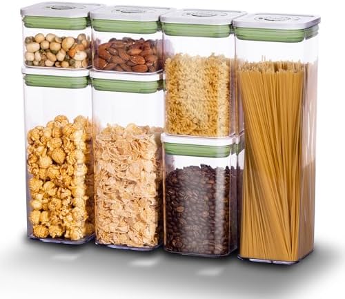 linoroso Pop Airtight Food Storage Containers with Date Recording