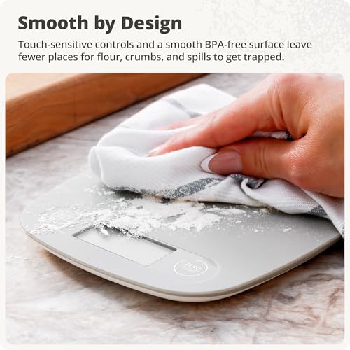 Greater Goods Food Scale, Slim & Compact Build, 1g Precision