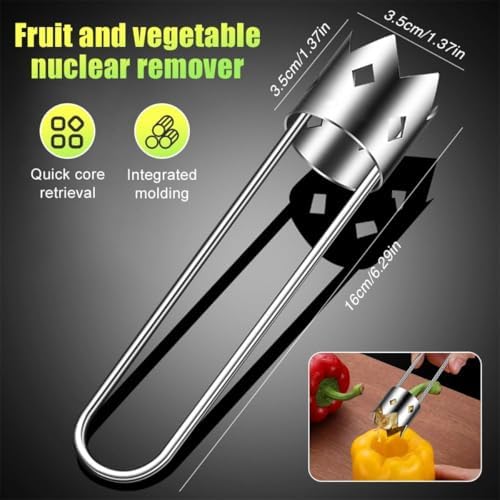 2026 New Multifunctional Fruit & Vegetable Core Remover – Red Bell