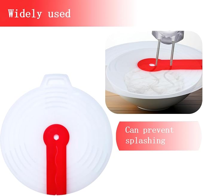 Splatter Guard for Mixer, Hand Mixer Splatter Guard, Cooking Splash Guard for - Image 4