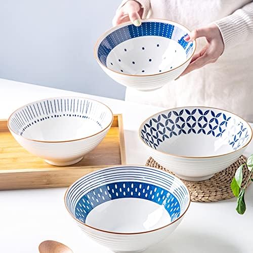SONGCHAO Salad Bowl Ceramic Mixing Bowls for Kitchen, Large Salad
