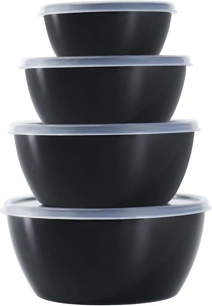 4-Piece Classic Plastic Prep Bowls by SCWBOEII