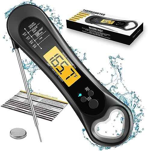 Meat Thermometer Digital, Instant Read Meat Thermometer for Grill and