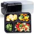YANGRUI Meal Prep Containers 40 Pack 34 oz - Shrink-Wrapped No