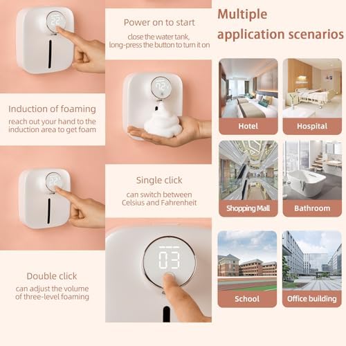 Automatic Soap Dispenser Touchless,Soap Dispenser for Kitchen