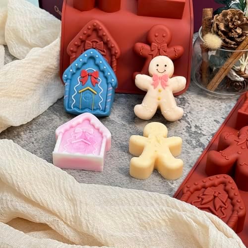 Christmas Silicone Molds For Baking Large Christmas Chocolate Mold 3D