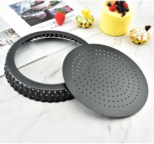 8 Inch Tart Pan:Round Pie Pans for Baking,Tart Pans with Removable