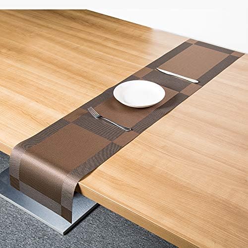 Placemats with Table Runner Sets Place Mats, Woven Crossweave Placemat
