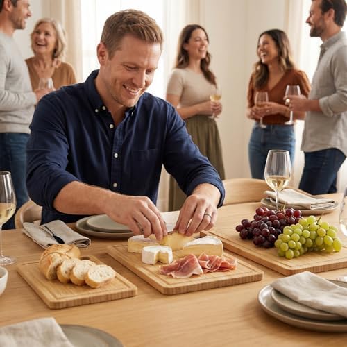 3 Pack Bamboo Cutting Board Set
