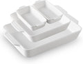 Sweejar Ceramic Bakeware Set of 4, Casserole Dishes by Sweejarco1949