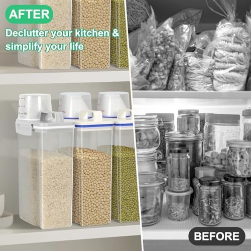 TBMax Rice Storage container 4 Lbs, Small Rice Dispenser with