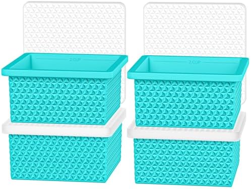 Silicone Freezer Molds for Soup Cube - 2-Cup Freezer Storage Container