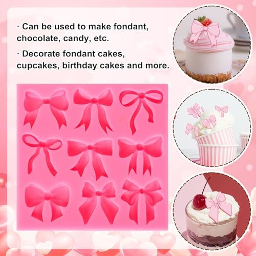 JarThenaAMCS Bow Fondant Silicone Mold