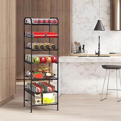 BTY Water Bottle Organizer 7 Tier Freestanding Water Bottle Storage