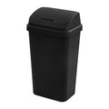Sterilite Wastebasket SWINGTOP BLK 13GA 10899004 by Sterilite