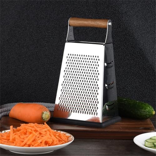 Stainless Steels Metal Box Grater Handheld Kitchen Food Shredders for
