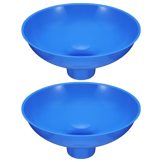 Vesici 2 Pack Extra Large Wide Mouth Funnel 2.5" x 10" Multi Purpose Filling by Vesici