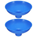 Vesici 2 Pack Extra Large Wide Mouth Funnel 2.5" x 10" Multi Purpose Filling by Vesici