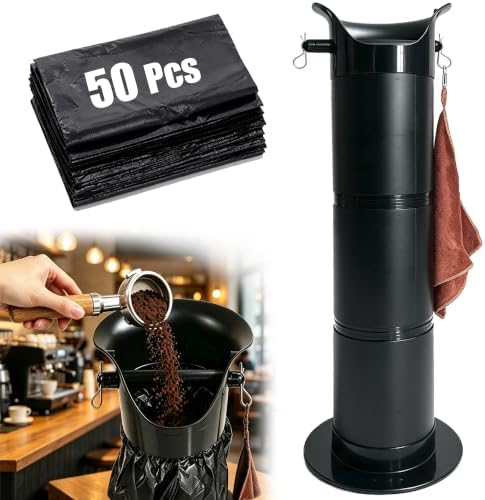 Espresso Knock Box for Coffee Grounds, Detachable Coffee Knock Box