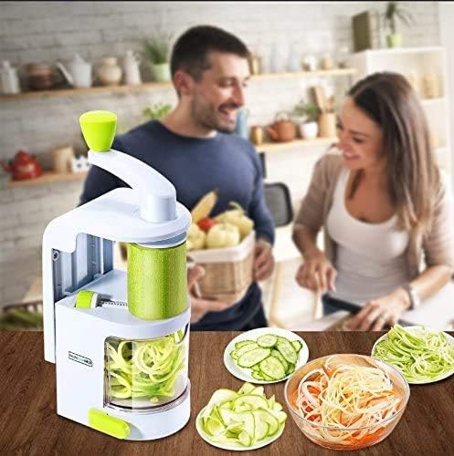 4-Blade Vegetable Spiralizer with 500ml Bin