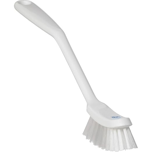 Vikan - Fine Dish Brush - Heavy-Duty, Slip-Resistant Cleaning Brush, by Vikan