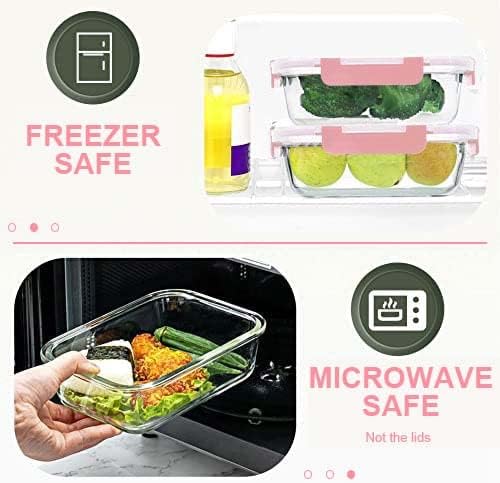 KOMUEE 30 Pieces Glass Food Storage Containers Set, Meal Prep Containers Set - Image 4