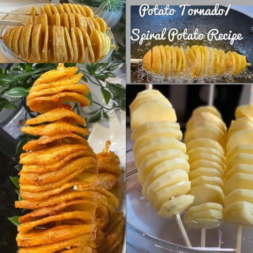 Potato Spiral Cutter, Manual Stainless Steel