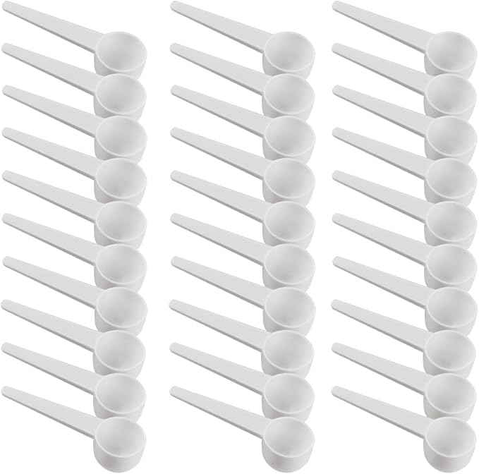 Twdrer 40-Piece 15ml Food Grade Plastic Measuring Spoons & Coffee Scoops by Unknown