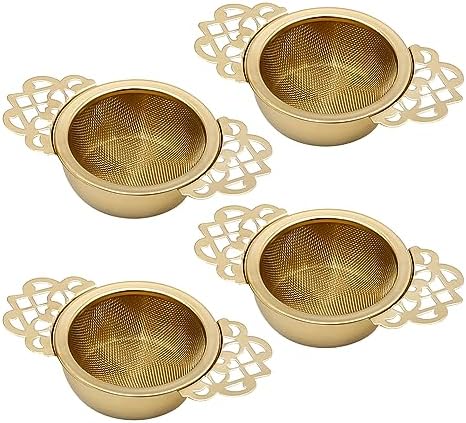 304 Stainless Steel Tea Drain Strainer Tea Filter Mesh Tea Drip Bowls