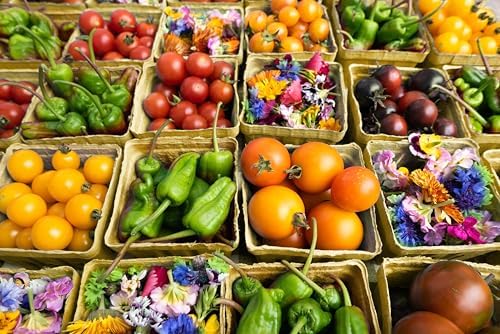 40 Pack Natural Berry Basket 1 Pint, Pulp Fiber Vented Produce