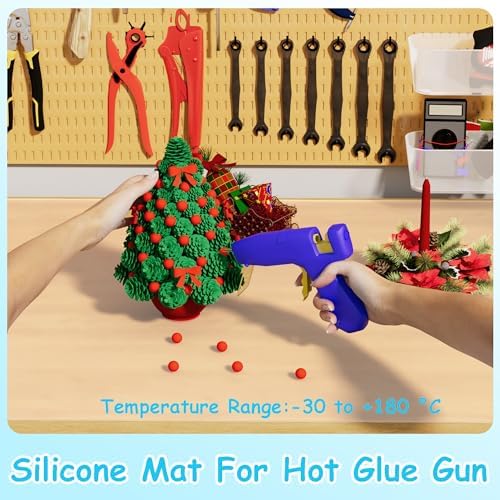 Large Clear Silicone Craft Mats, 13"W x 18"L