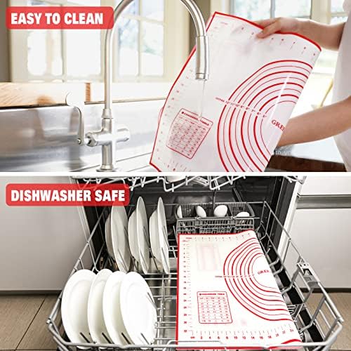 Silicone Pastry Mat Extra Thick Large Non Stick Baking Supplies