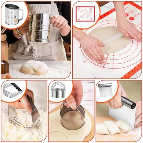 9-Piece Stainless Steel Pastry Blender Set