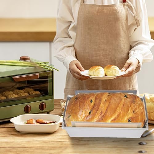 2 Pcs Thickened Silicone Bread loaf pan liners for baking bread