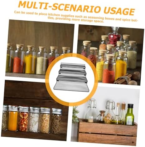 Spice Rack Drawer Organizer, Metal Tiered Mesh Insert for Kitchen