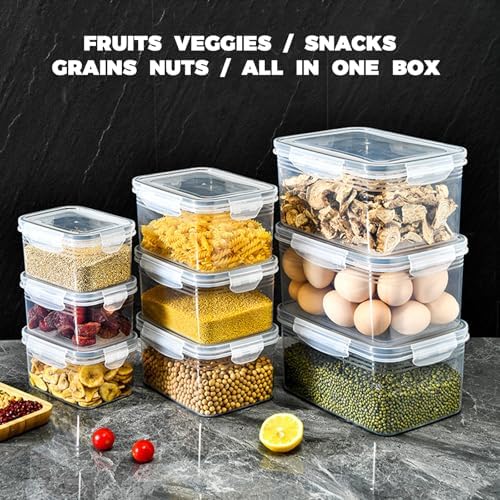 3-Piece Fruit Storage Containers with Removable Drain Baskets