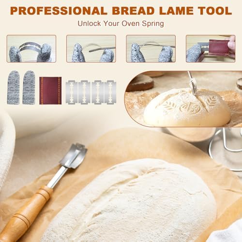 Sourdough Starter Kit with Jar and Baking Supplies