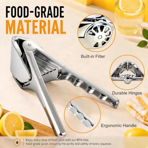 Stainless Steel Fold-Flat Lemon Squeezer