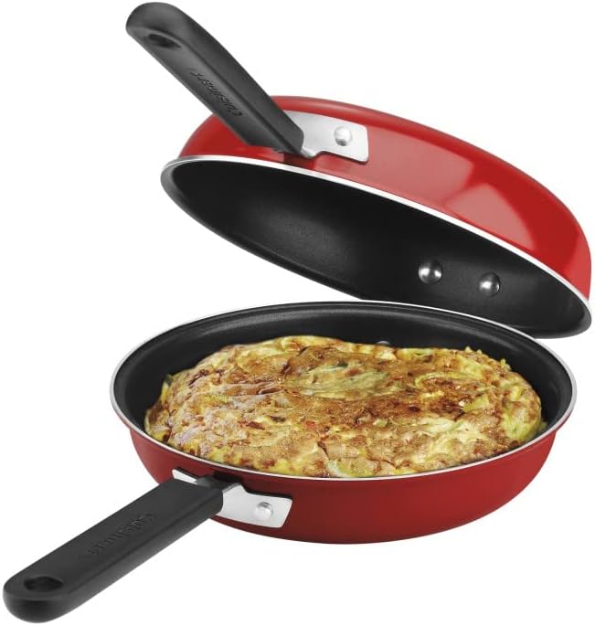 Cuisinart FP2-24R 10-Inch Nonstick Set Frittata Non-Stick Sauce Pan - Image 7