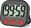 Kitchen Timer, Digital Visual Timer Magnetic Clock Stopwatch Countdown Timer by Unknown