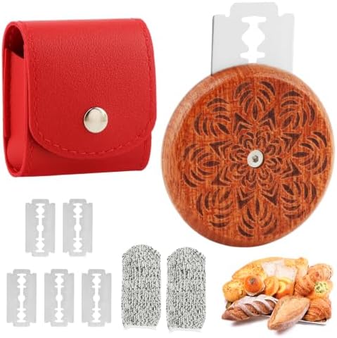 UFO Bread Lame Cutter for Homemade Sourdough Bread Makers, Wooden