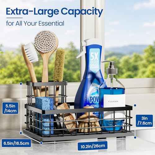 Extra Large Sink Caddy, Sponge and Brush Holder