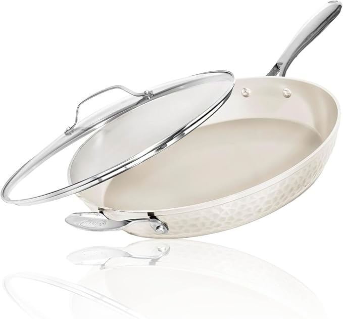 GOTHAM STEEL HAMMERED 14 Inch Non Stick Frying Pans by GothamSteel